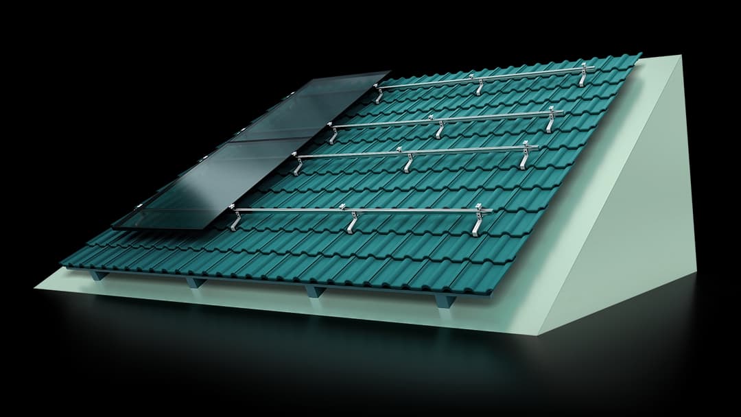 Schletter Tile Roof Mounting Structure